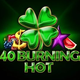 40 Burning Hot slot logo by Amusnet Interactive at BetCrown Casino40 Burning Hot
