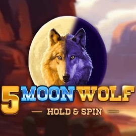 5 Moon Wolf slot logo by Apparat Gaming at BetCrown Casino5 Moon Wolf