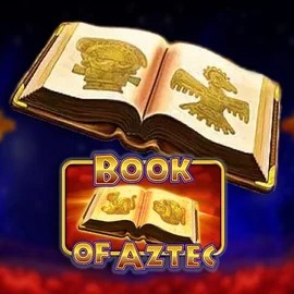 Logo of Book of Aztec from Amatic Industries at BetCrown Casino