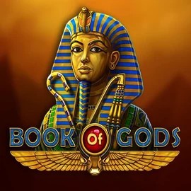 Logo of Book of Gods from BF Games at BetCrown Casino