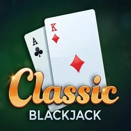 Classic Blackjack logo by Red Tiger Gaming at BetCrown Casino