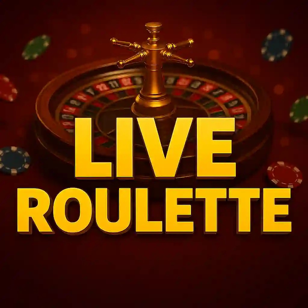 Live Roulette logo by Evolution at BetCrown Casino