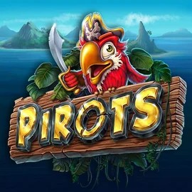 Pirots slot logo by ELK Studios at BetCrown CasinoPirots
