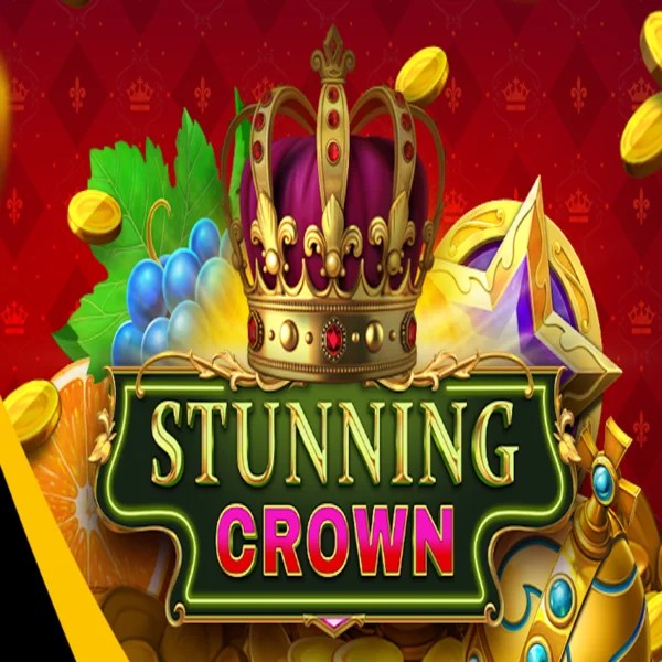 Stunning Crown slot logo by BF Games at BetCrown Casino