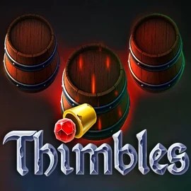 Thimbles slot logo by Evoplay at BetCrown CasinoThimbles