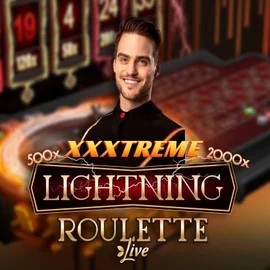 XXXtreme Lightning Roulette by Evolution, showcased at betcrownscasino.com – game logo